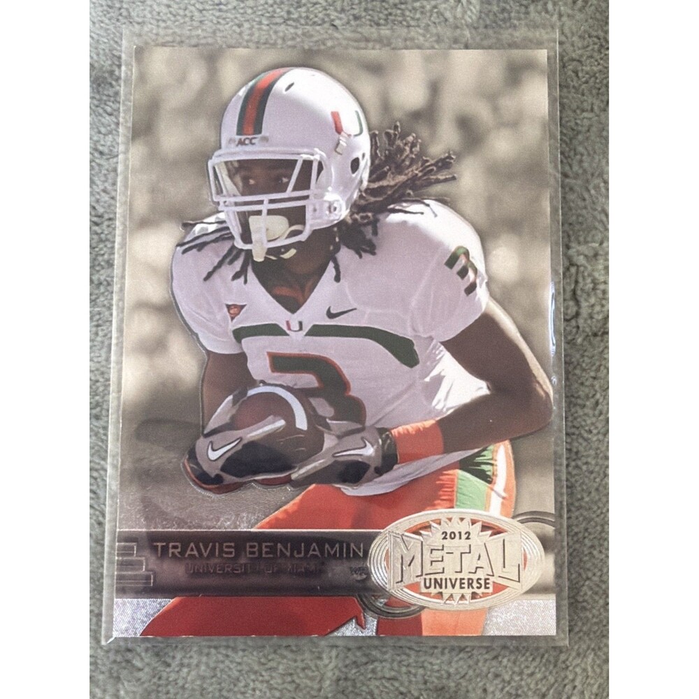 2012 Fleer Retro - 1997-98 Fleer Metal Travis Benjamin #M-66 (RC)